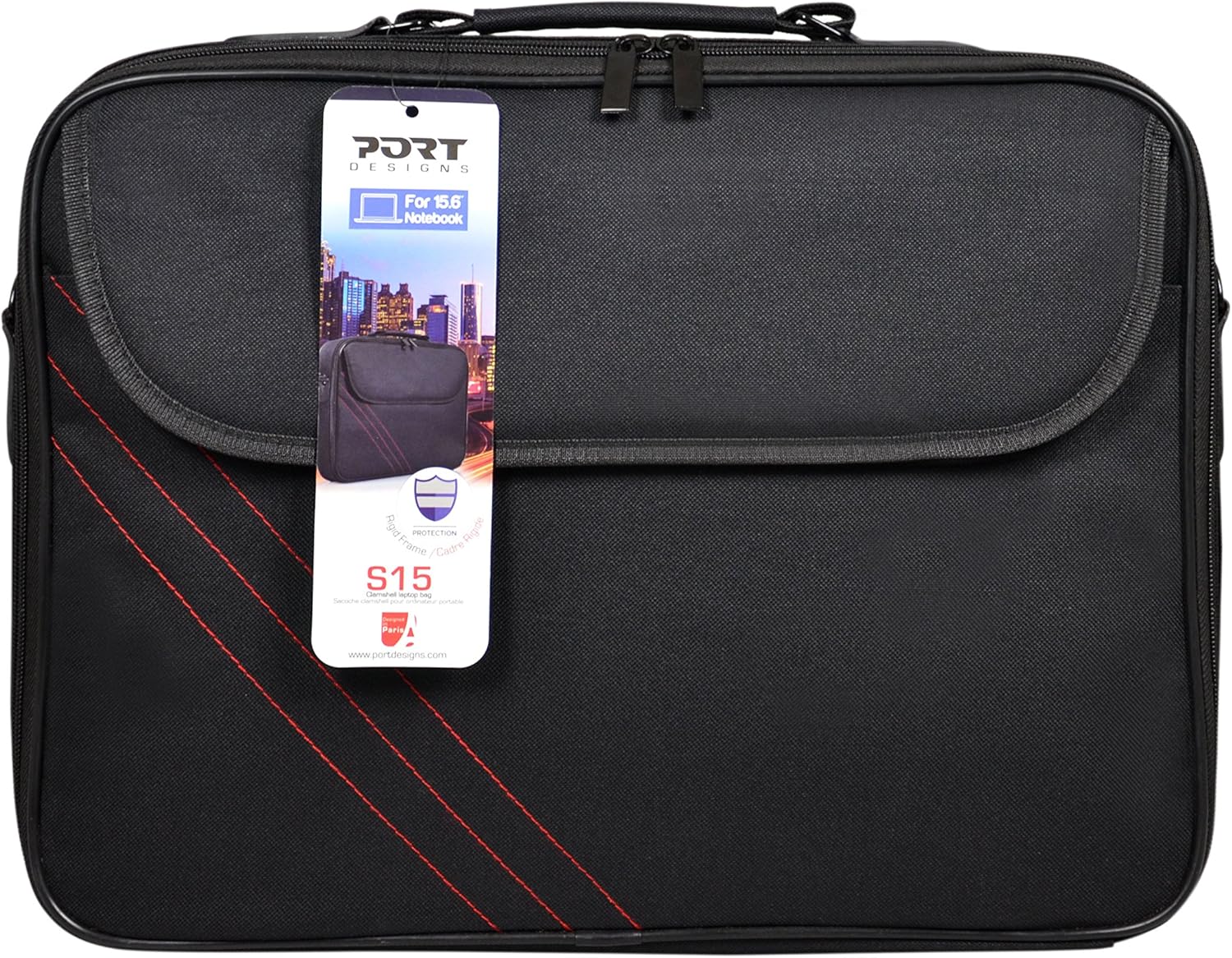 PORT Designs S15 Clamshell 14/15.6 Inch Notebook Case - Black